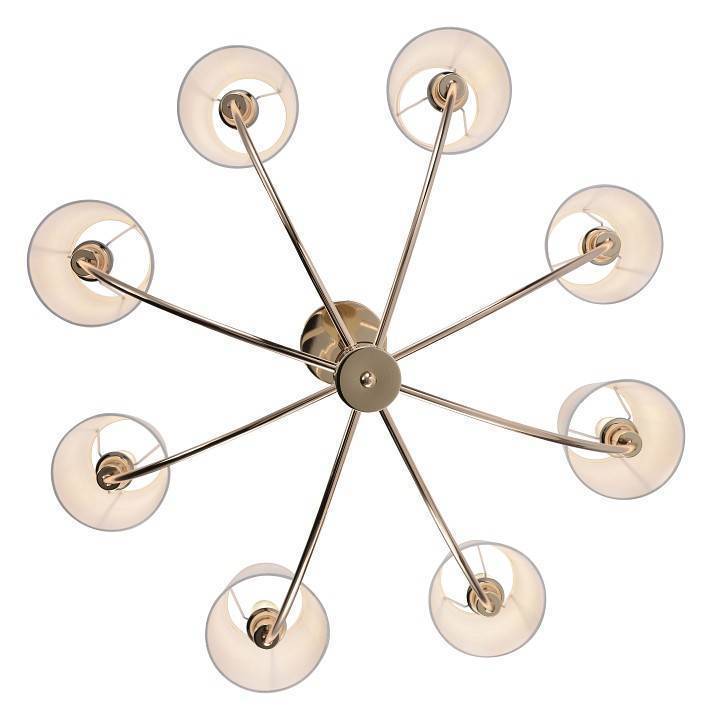 Люстра на штанге Rivoli Juliette 8хE14 40 Вт Б0062108