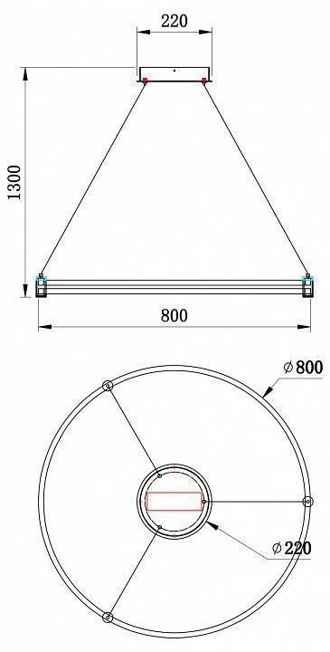 Подвесной светильник Stilfort Tooring 4006/05/01PL