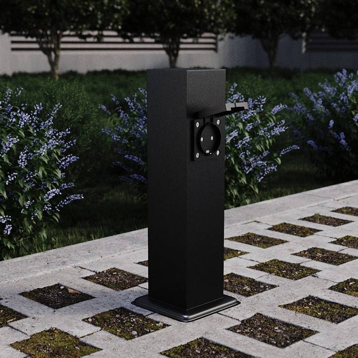 Блок розеток уличный ST-Luce Socket 2 розетки IP44 SL9012.405.00