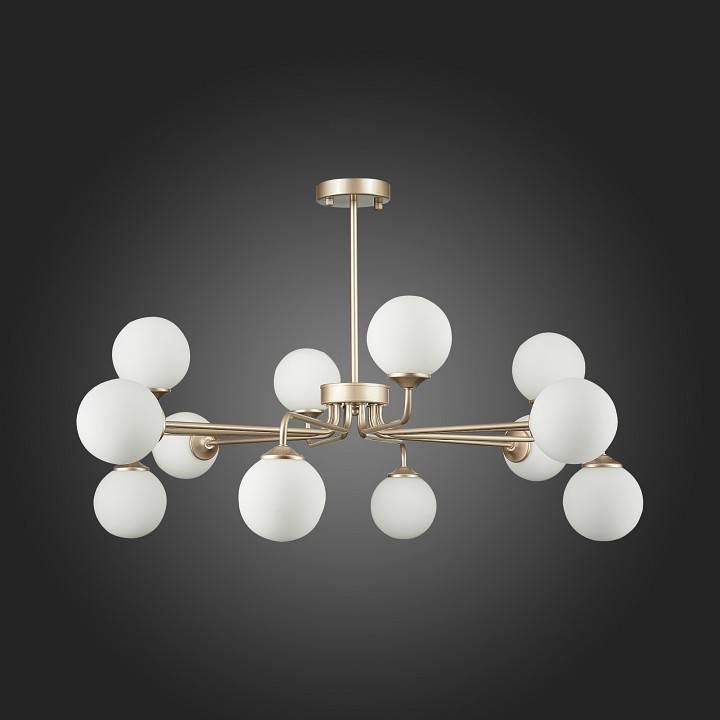 Люстра на штанге ST-Luce Redjino 12 ламп SLE106203-12