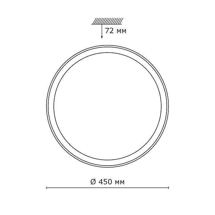 Накладной светильник Sonex Kabrio 2049/DL