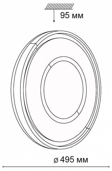 Накладной светильник Sonex Stoki 3046/EL