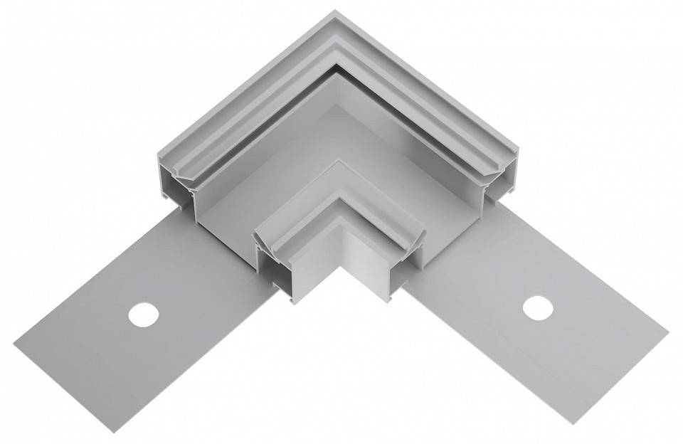 Соединитель угловой L-образный для треков накладных ST-Luce SKYLINE 48 ST1007.519.00