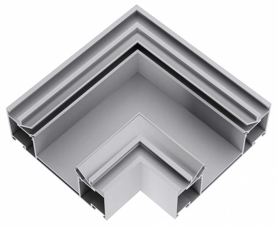 Соединитель угловой L-образный для треков накладных ST-Luce SKYLINE 48+ ST1047.599.00