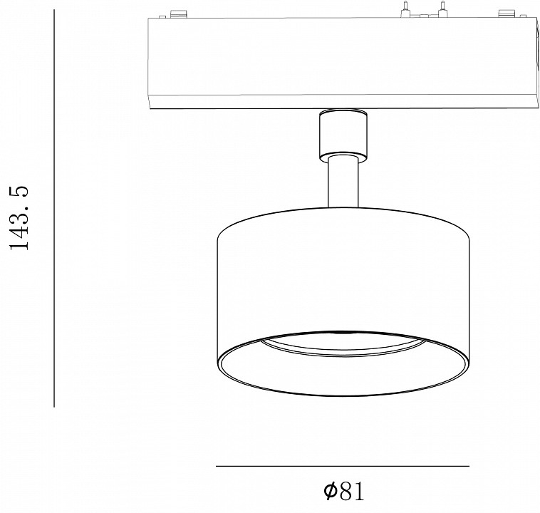 Светильник на штанге SWG PRO SLIM SL-SLIM-FTSBL-10-CCT