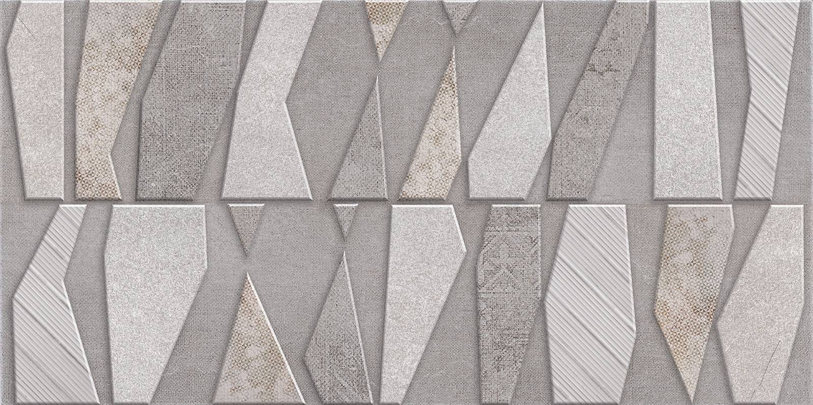 Плитка настенная Alma Ceramica Birma рельефная 24.9х50 см TWU09BIR727