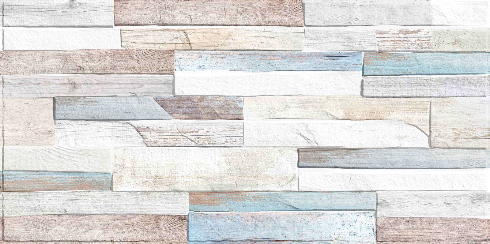 Плитка настенная Alma Ceramica Mattone рельефная 249х500х8.5 мм TWU09MTN604