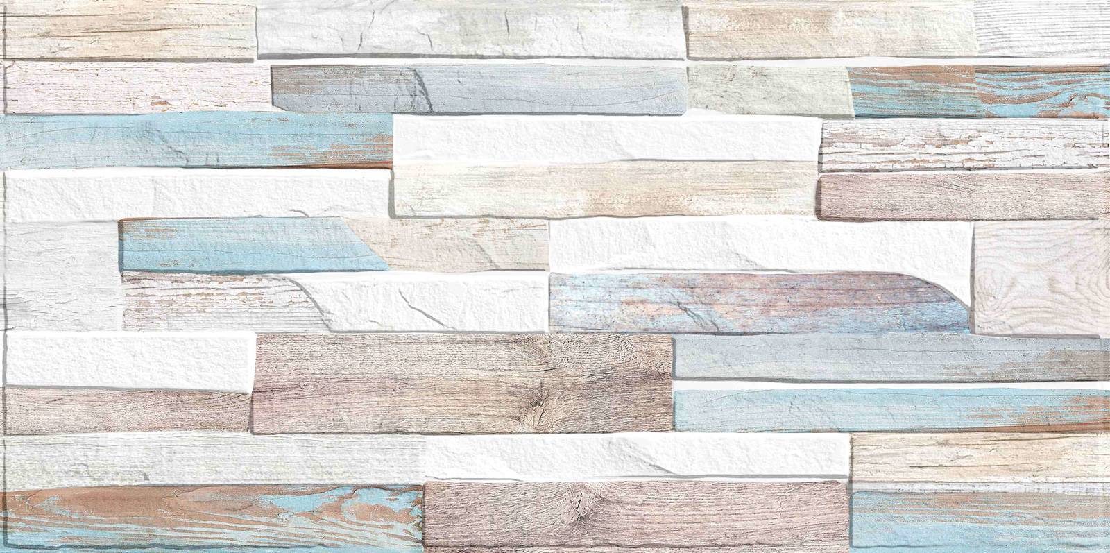 Плитка настенная Alma Ceramica Mattone рельефная 249х500х8.5 мм TWU09MTN604