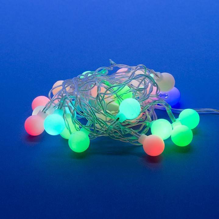 Гирлянда с насадками Uniel Радуга 10 LED 2 м ULD-9580