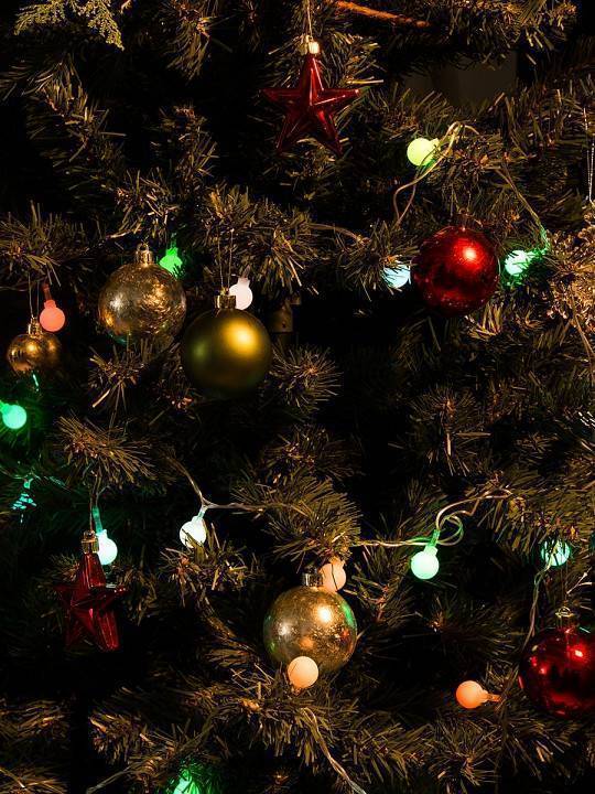 Гирлянда с насадками Uniel Радуга 10 LED 2 м ULD-9580