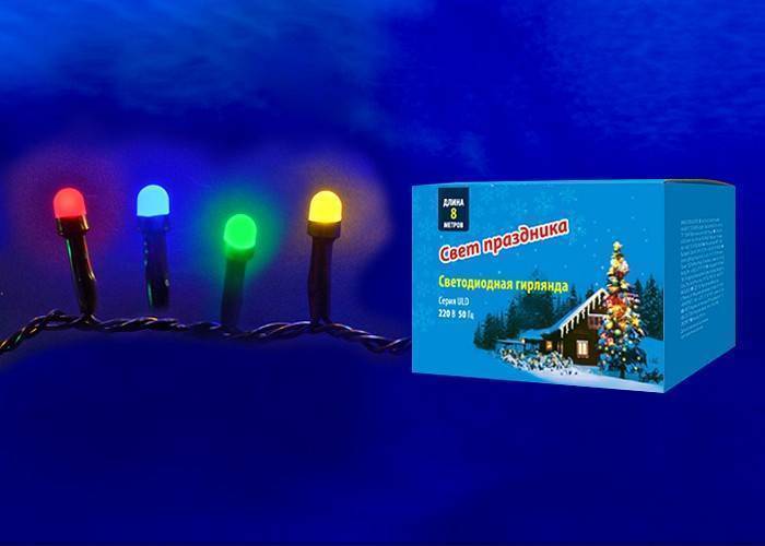 Гирлянда Супернить Uniel ULD-S0800/80 DTA 80 м 800 LED белый UL-00005473
