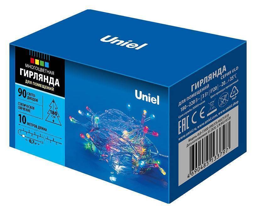 Гирлянда Нить Uniel ULD-S1000 UL-00007179