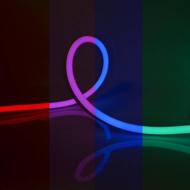 Лента светодиодная гибкий неон Uniel ULS-N12 12В 9.6 Вт/м IP67 4000K UL-00009106