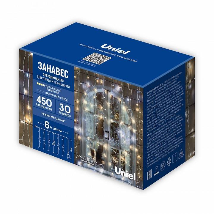 Гирлянда-занавес Uniel ULD-S2000-200/DTA RGB 2x2 м IP20 UL-00009925