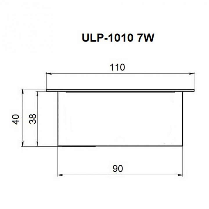 Светильник для потолка Грильято Uniel ULP-1010 UL-00012839