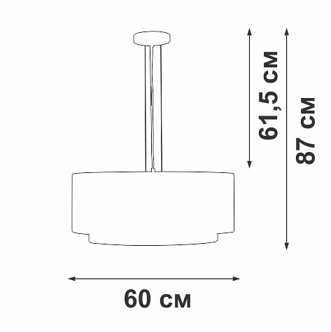 Подвесной светильник Vitaluce V2728 3xE27 V2728-0/3S