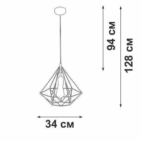 Подвесной светильник Vitaluce V2804 V2804-1/1S