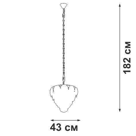 Подвесная люстра Vitaluce V58340 10 ламп V58340-8/10