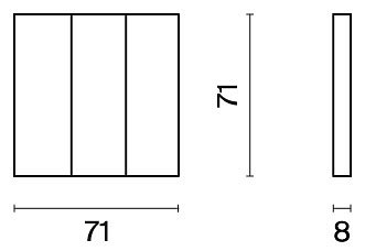 Клавиши для выключателя трехклавишного Voltum S70 VLS000508
