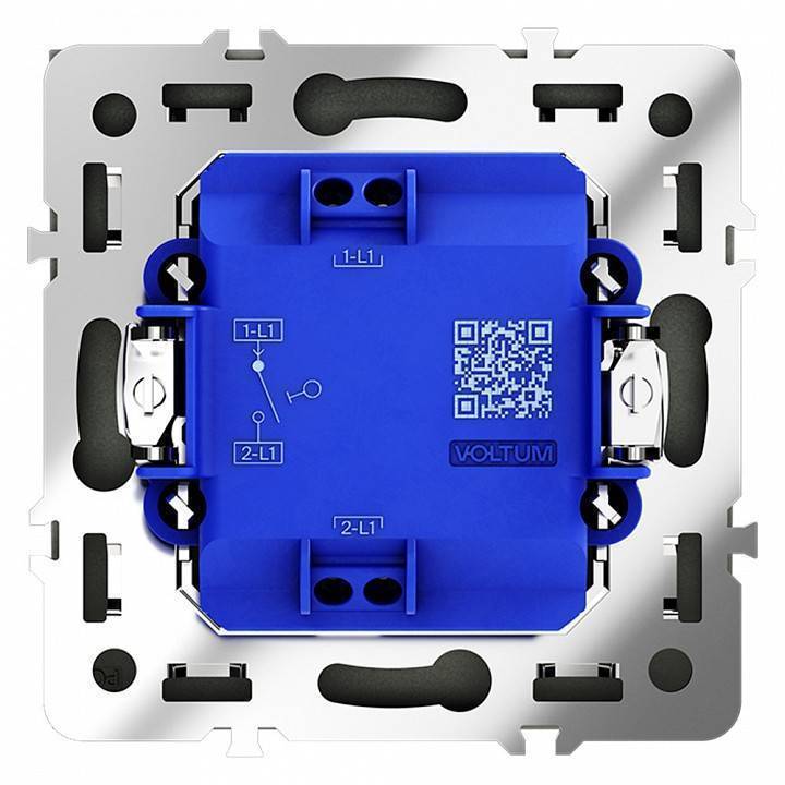 Выключатель одноклавишный без рамки Voltum S70 VLS010107