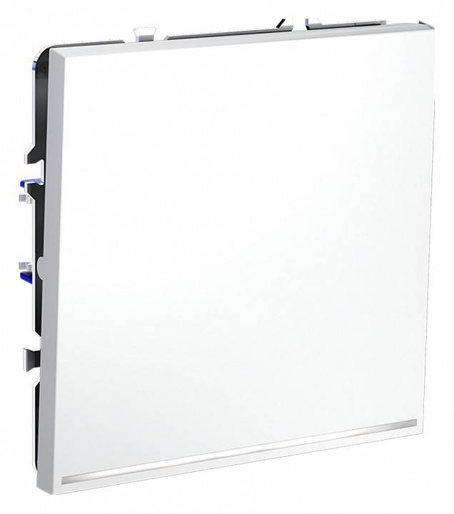 Выключатель проходной одноклавишный с подсветкой без рамки Voltum S70 VLS010402