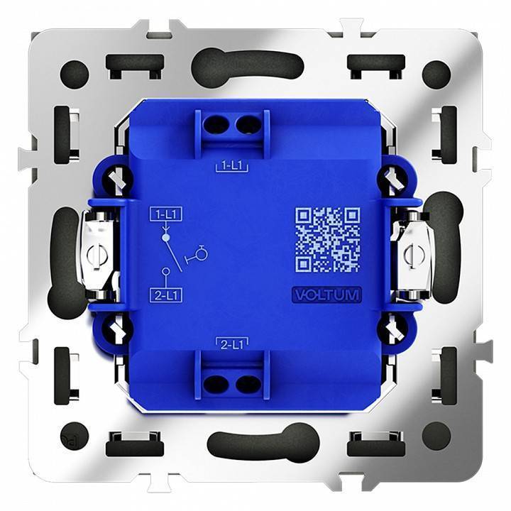 Выключатель одноклавишный без рамки Voltum S70 VLS010608