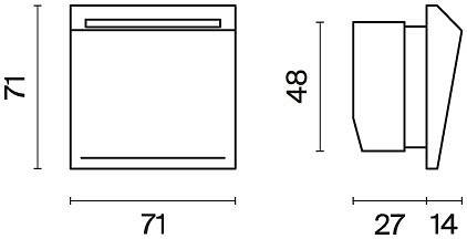 Электронный карточный выключатель без рамки Voltum S70 VLS010702