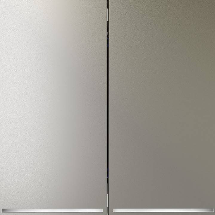 Выключатель двухклавишный с подсветкой без рамки Voltum S70 VLS020204