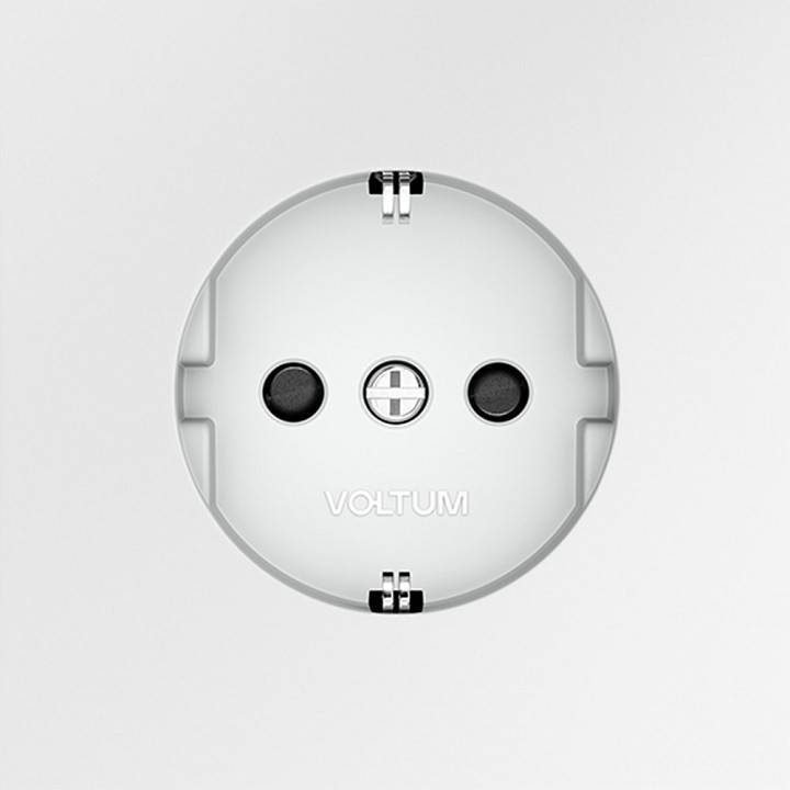 Розетка с заземлением и со шторкой, без рамки Voltum S70 VLS040202