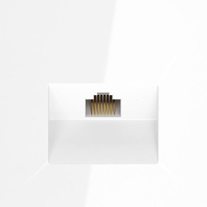 Розетка Ethernet RJ-45 без рамки Voltum S70 VLS060101