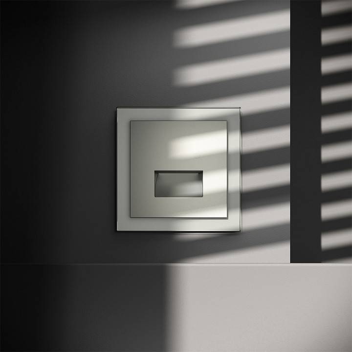 Заглушка для поста с подсветкой, без рамки Voltum S70 VLS070705