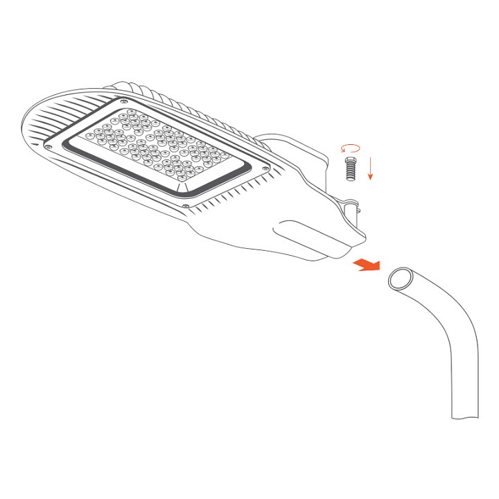 Консольный светильник WoltaPRO  ДКУ04-100-112-5К ШБ140х60