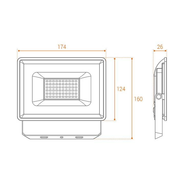 Настенно-потолочный прожектор Wolta WFL-50W WFL-50W/06