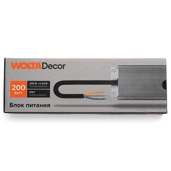 Блок питания Wolta  WLD-200W/02-24V