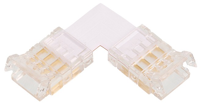 Соединитель лент угловой жесткий Wolta  WLS-4PIN-RGB-10MM-L