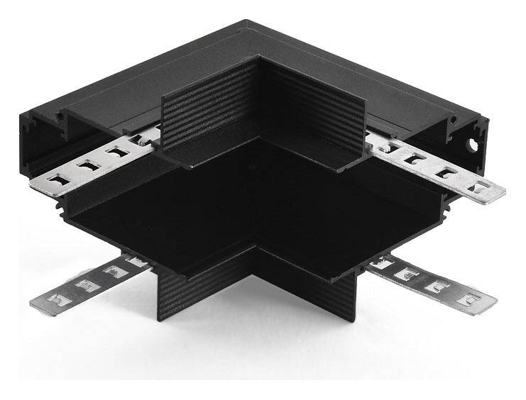 Соединитель угловой внутренний для треков встраиваемых Wolta  WML-RIC/02B