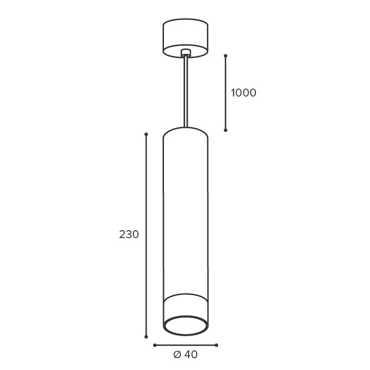 Подвесной светильник Wolta Petite WSL-MR11/P15BG