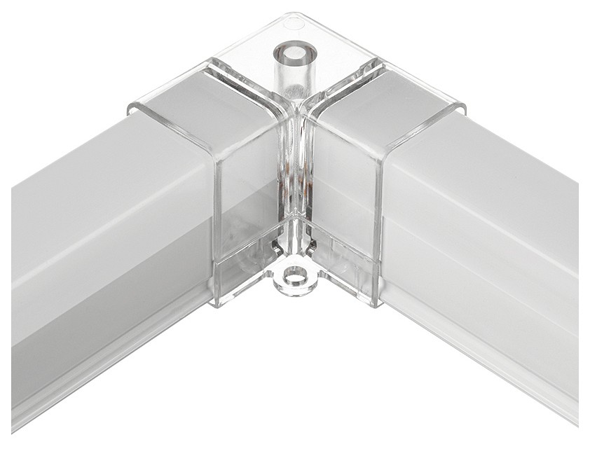 Соединитель угловой L-образный для модульных светильников Wolta  WTB-WBT-L-01