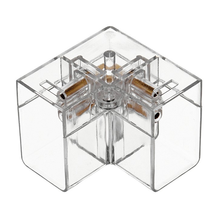 Соединитель угловой L-образный для модульных светильников Wolta  WTB-WBT-L-01