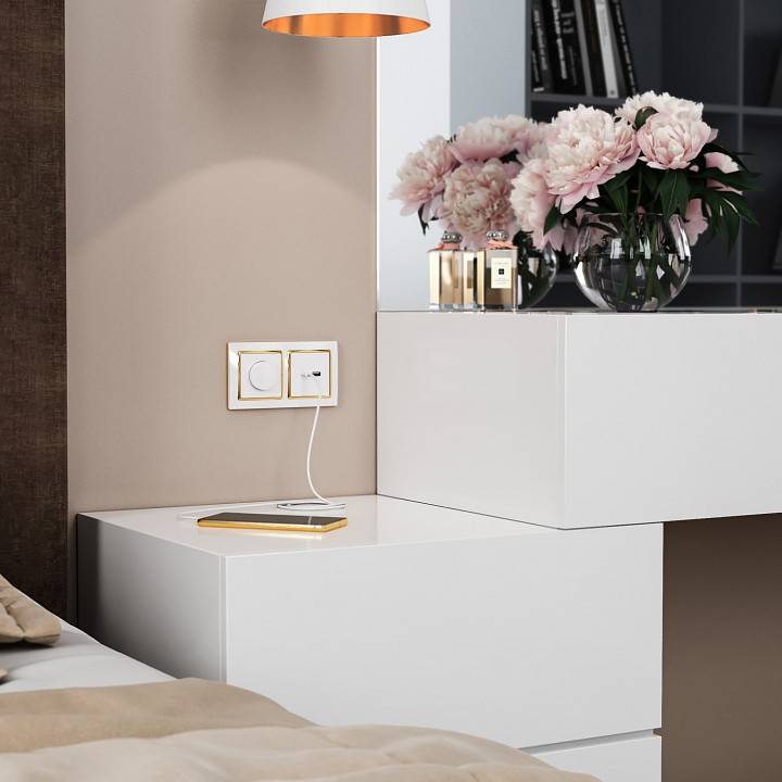 Диммер Werkel W114 белый W1142001