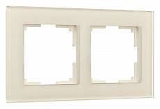 Рамка на 2 поста Werkel Favorit молочный W0021141