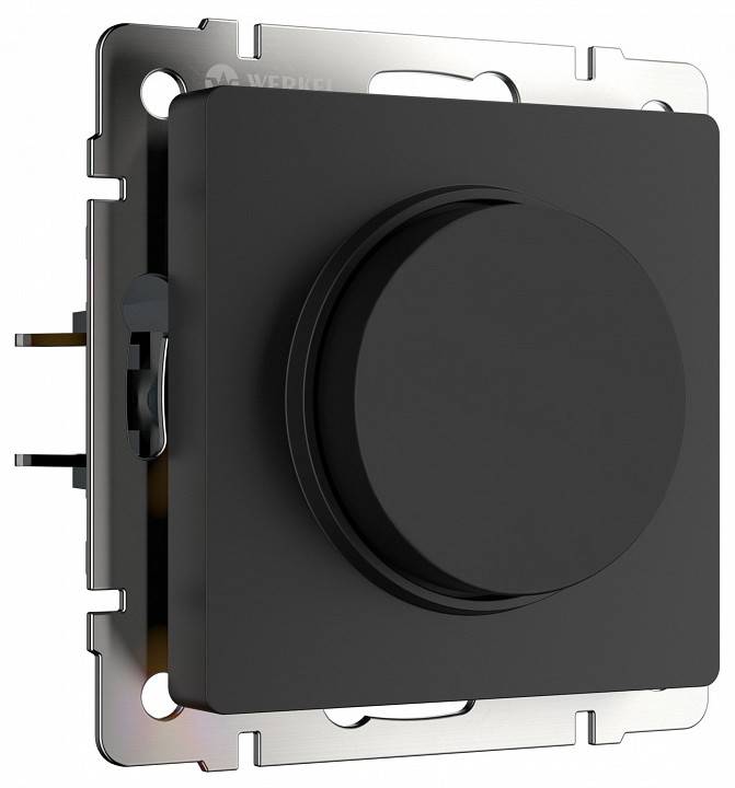 Диммер без рамки Werkel черные матовый W1142008