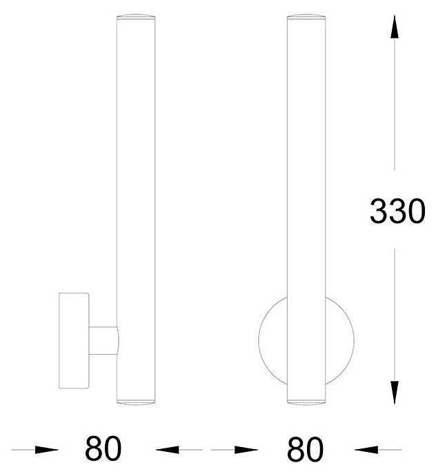 Бра Zuma Line Loya W0461-02B-F4F4