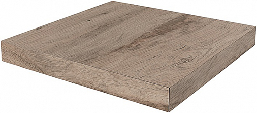 Ступень угловая клееная левая Kerama Marazzi Про Вуд беж темный 33х33 см DL501500R\GCS
