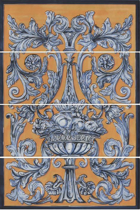 Панно Kerama Marazzi Площадь Испании 600х400 мм HGD/B347/4x/15129