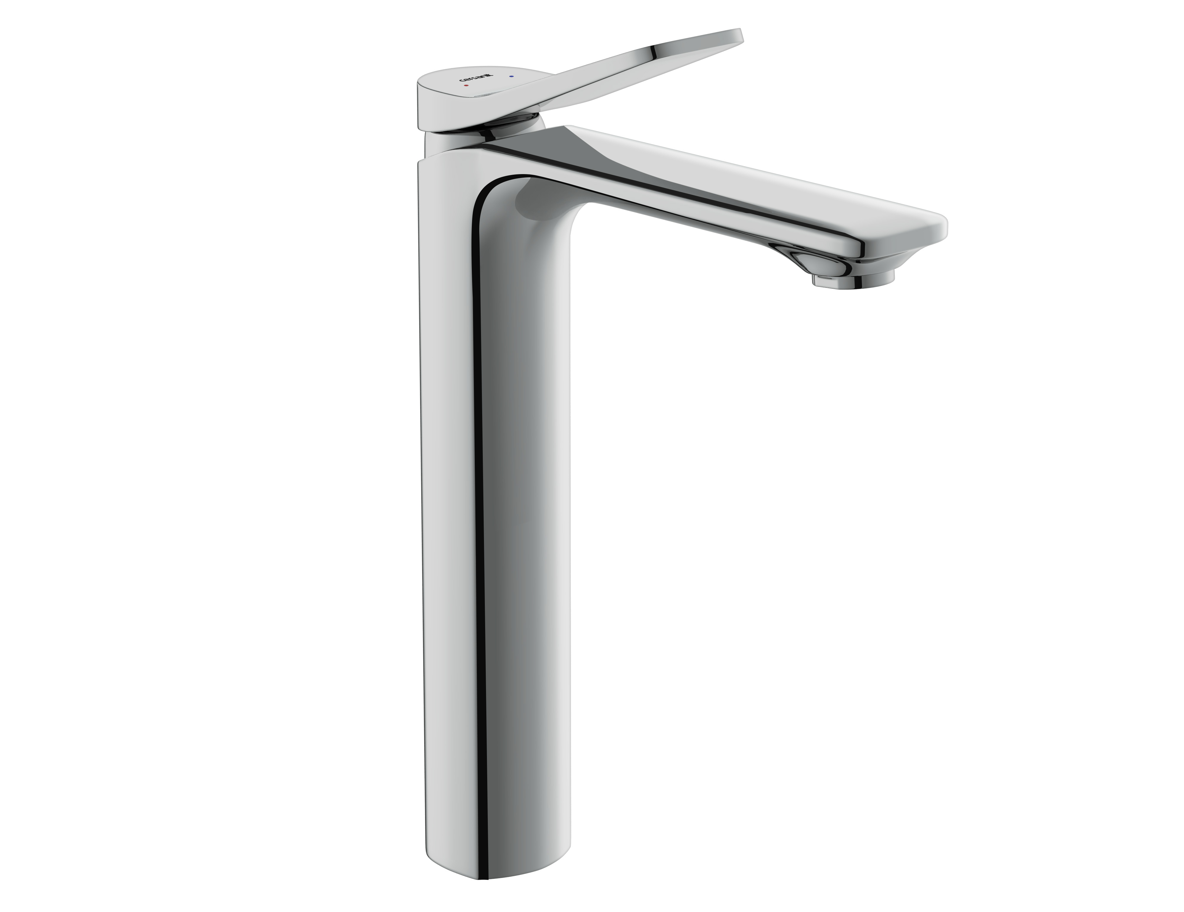 Смеситель для раковины высокий Cersanit ODRA однорычажный с донным клапаном 63054