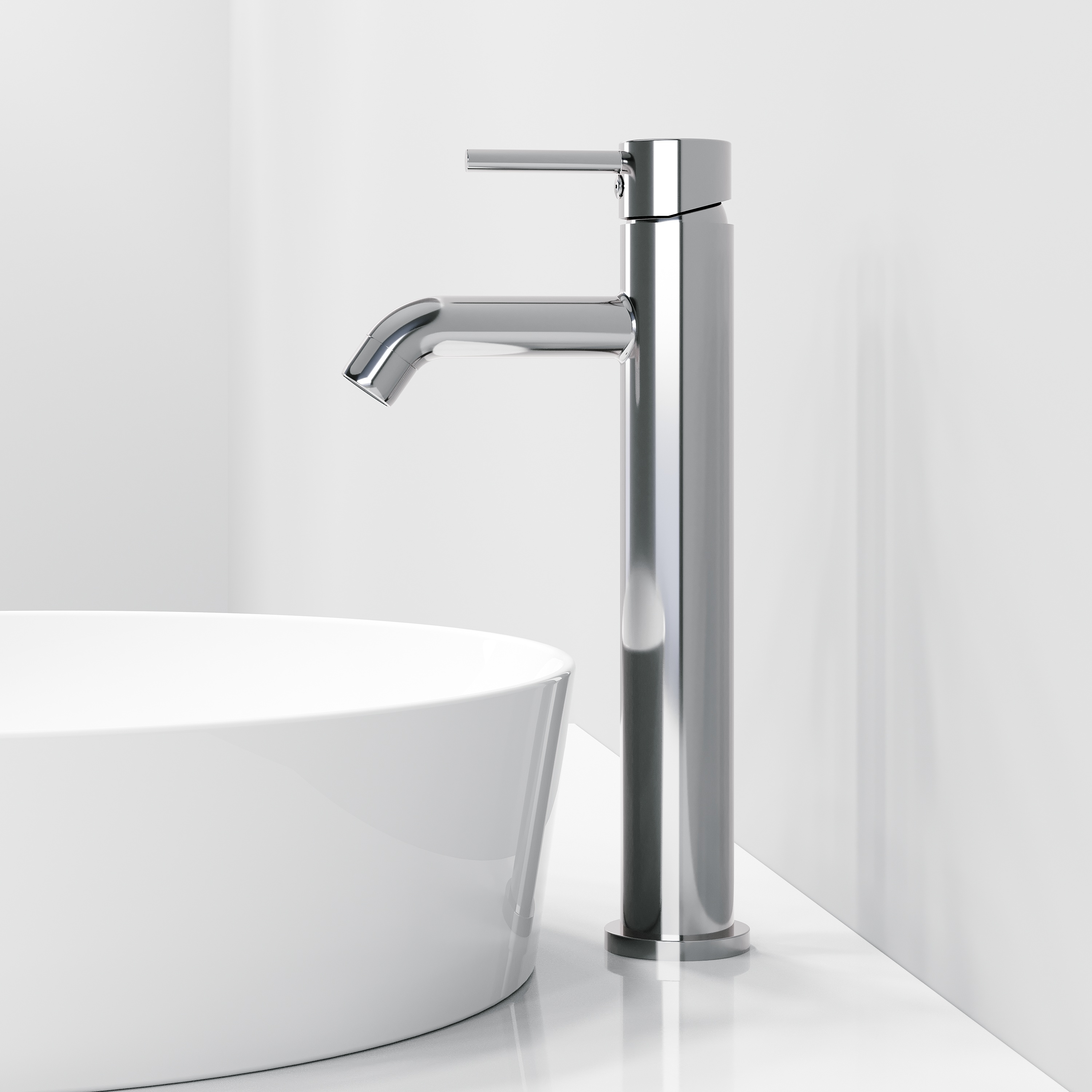 Смеситель для раковины Laparet Miniliada высокий хром N2012902LPT