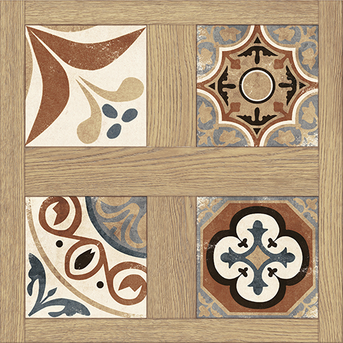 Керамогранит Cersanit Florence пэчворк многоцветный 42х42 см 16101