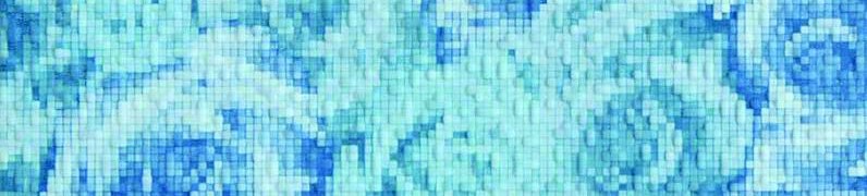 Бордюр LB-CERAMICS Фьюжн голубой 9х40 см 1504-0077