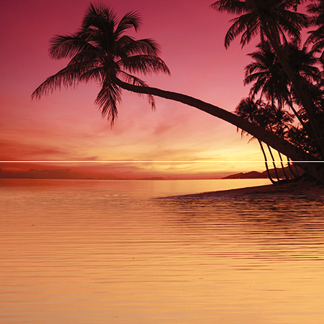 Панно Ceramica Classic Sunset P2-2D278 40x40 см (из 2 плиток) P2-2D278